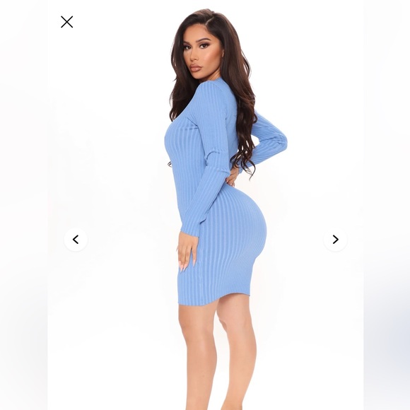 Fashion Nova No Ruche At All Sweater Mini Dress - Picture 3 of 4